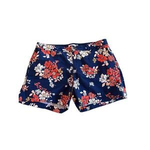 Floral Print Summer Cotton Shorts Size 8
